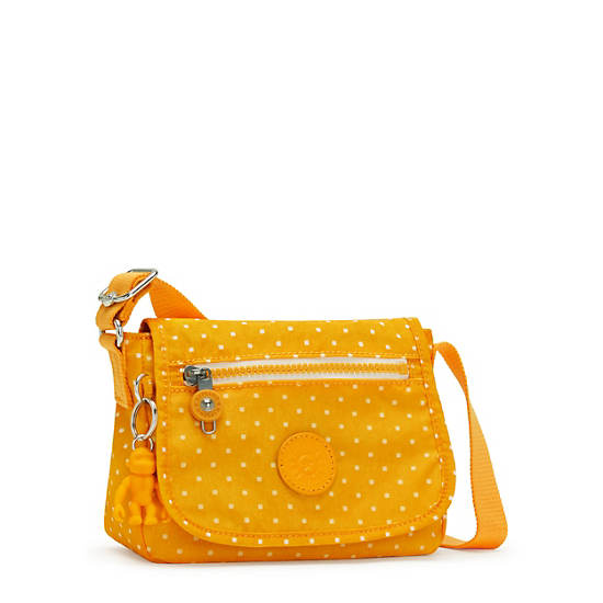 Kipling Sabian Klasik Printed Crossbody Mini Çanta Sarı | TR 1876ZU